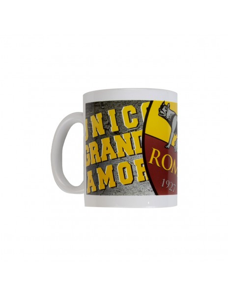 MUG UNICO GRANDE AMORE LOGO AS ROMA